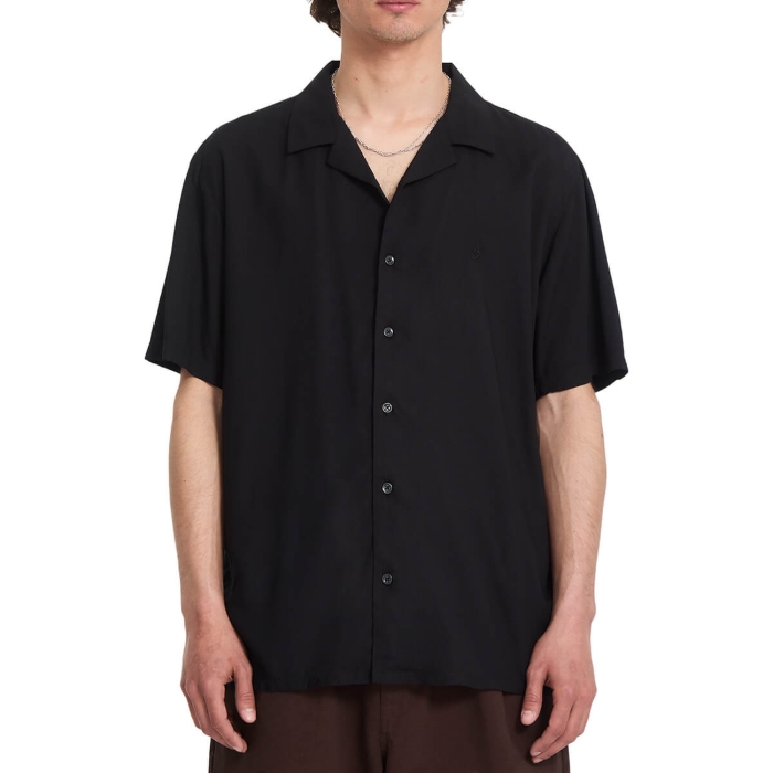 VOLCOM SINGLE STONE SHIRT GLOSS BLACK L