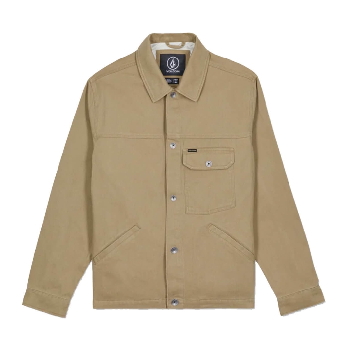 VOLCOM LOSTCONTROL JACKET DARK KHAKI S