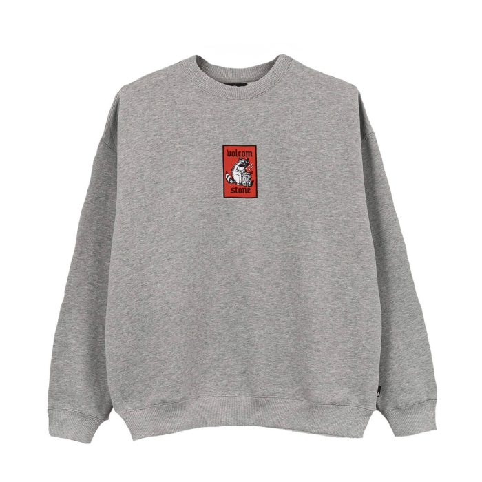 VOLCOM ROCKOUT CREW HEATHER GREY S
