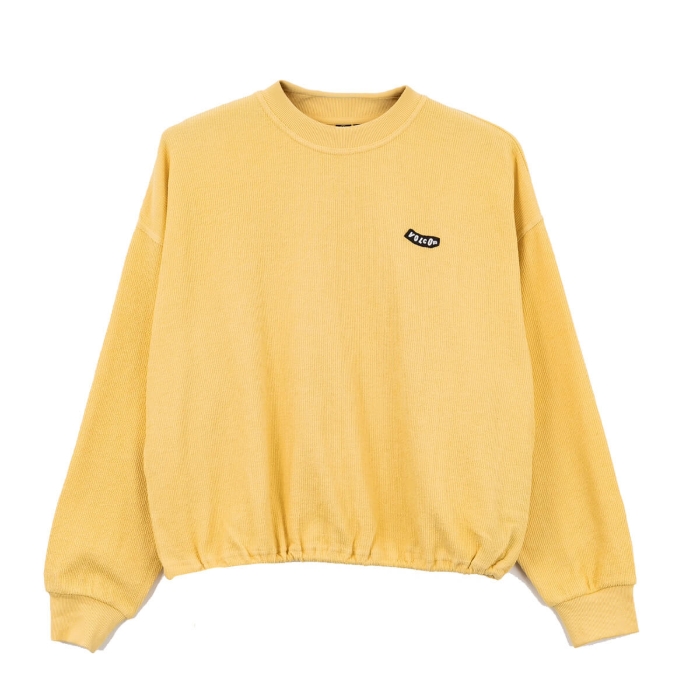 VOLCOM SWEETERRY CREW SUNBURST XS
