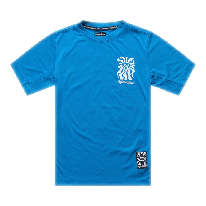 TROY LEE DESIGNS YOUTH SKYLINE RIDE SHORT SLEEVE TEE ONE EYE AERO BLUE M