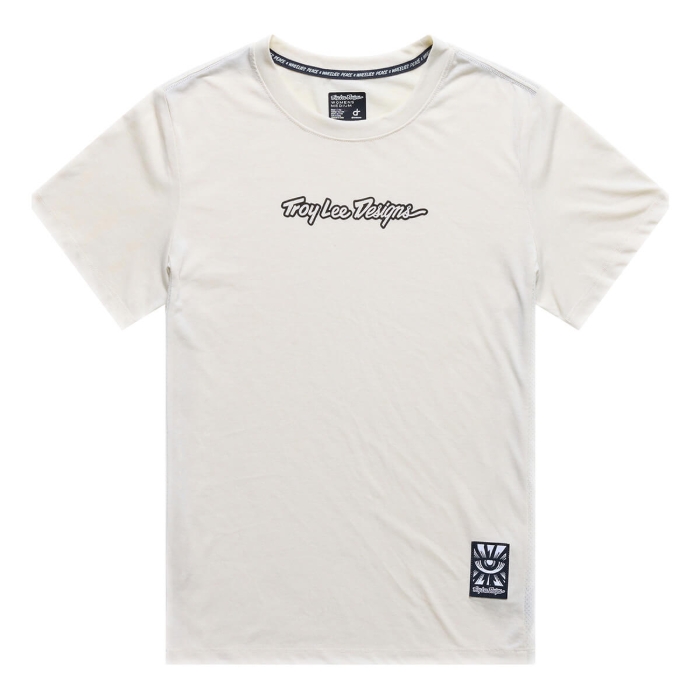 TROY LEE DESIGNS WOMENS LILIUM RIDE SHORT SLEEVE TEE SIGNATURE PUMICE XS