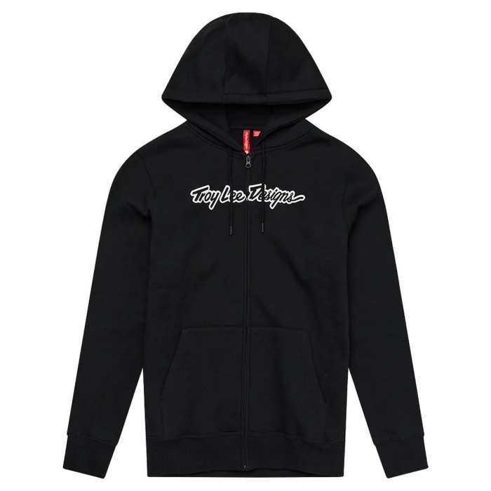 TROY LEE DESIGNS SIGNATURE ZIP UP HOODIE SIGNATURE BLACK S