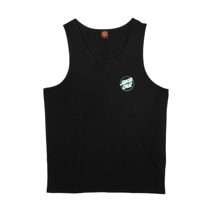 SANTA CRUZ PARTIAL DOT VEST BLACK/MINT S