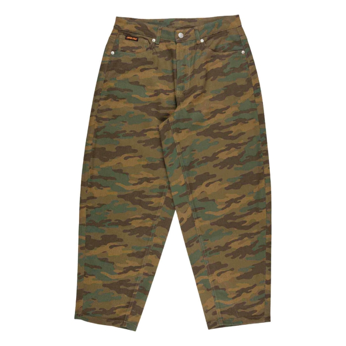SANTA CRUZ CLASSIC BARREL PANT DARK CAMO 8