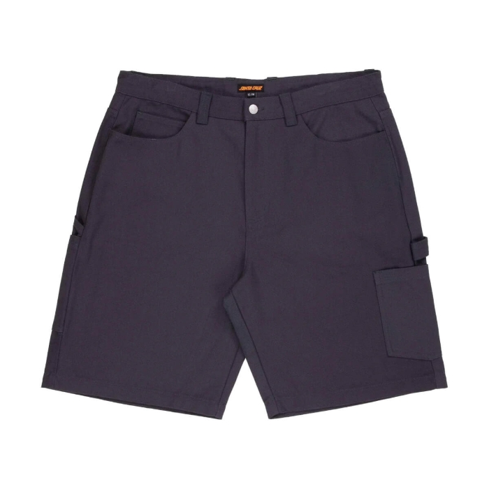 SANTA CRUZ CARPENTER BIG SHORTS WASHED BLACK CANVAS 34