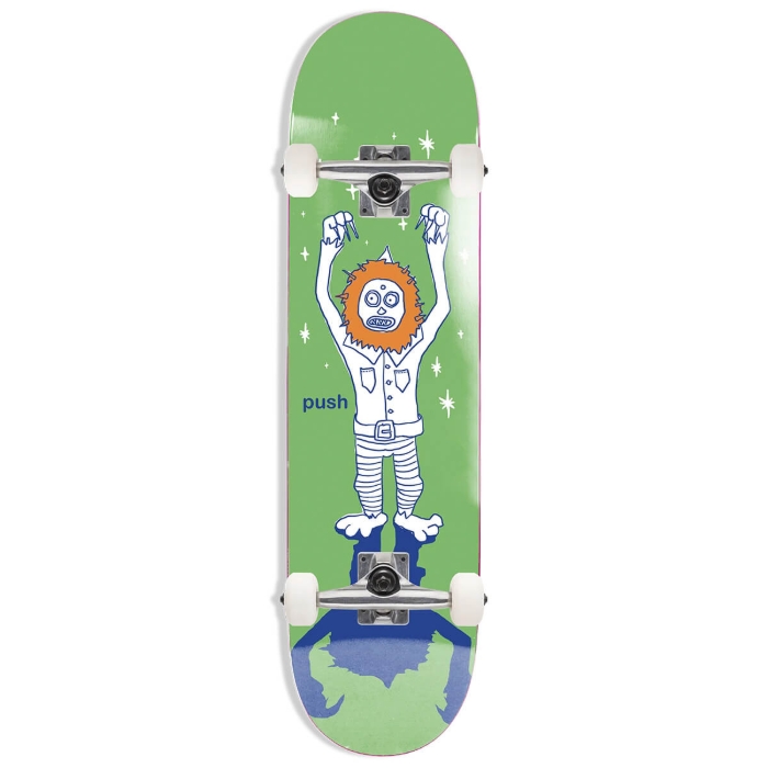 PUSH SKATEBOARDING FROSTY SKETCH FP 6.75" COMPLETE GREEN 6.75"