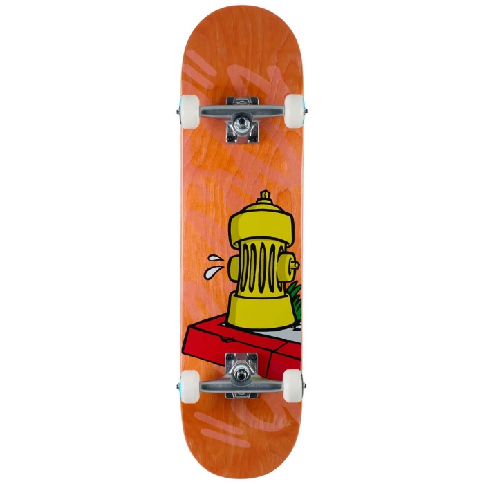 PUSH SKATEBOARDING GORM BOBERG HYDRANT 8.0" COMPLETE ORANGE 8.0"